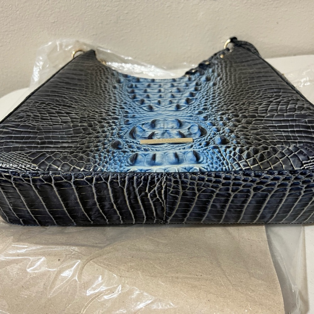 NWOT Brahmin Blue and Cream Women's Bag - Picture 8 of 9